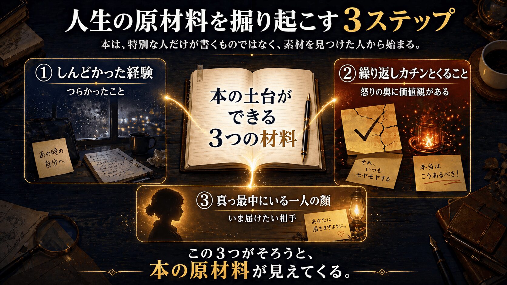 「普通の会社員」の人生が本になる3つの条件_08｜Kindle出版ブランディングコーチけいすけ